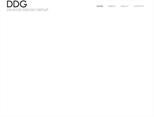 Tablet Screenshot of delrosedesigngroup.com